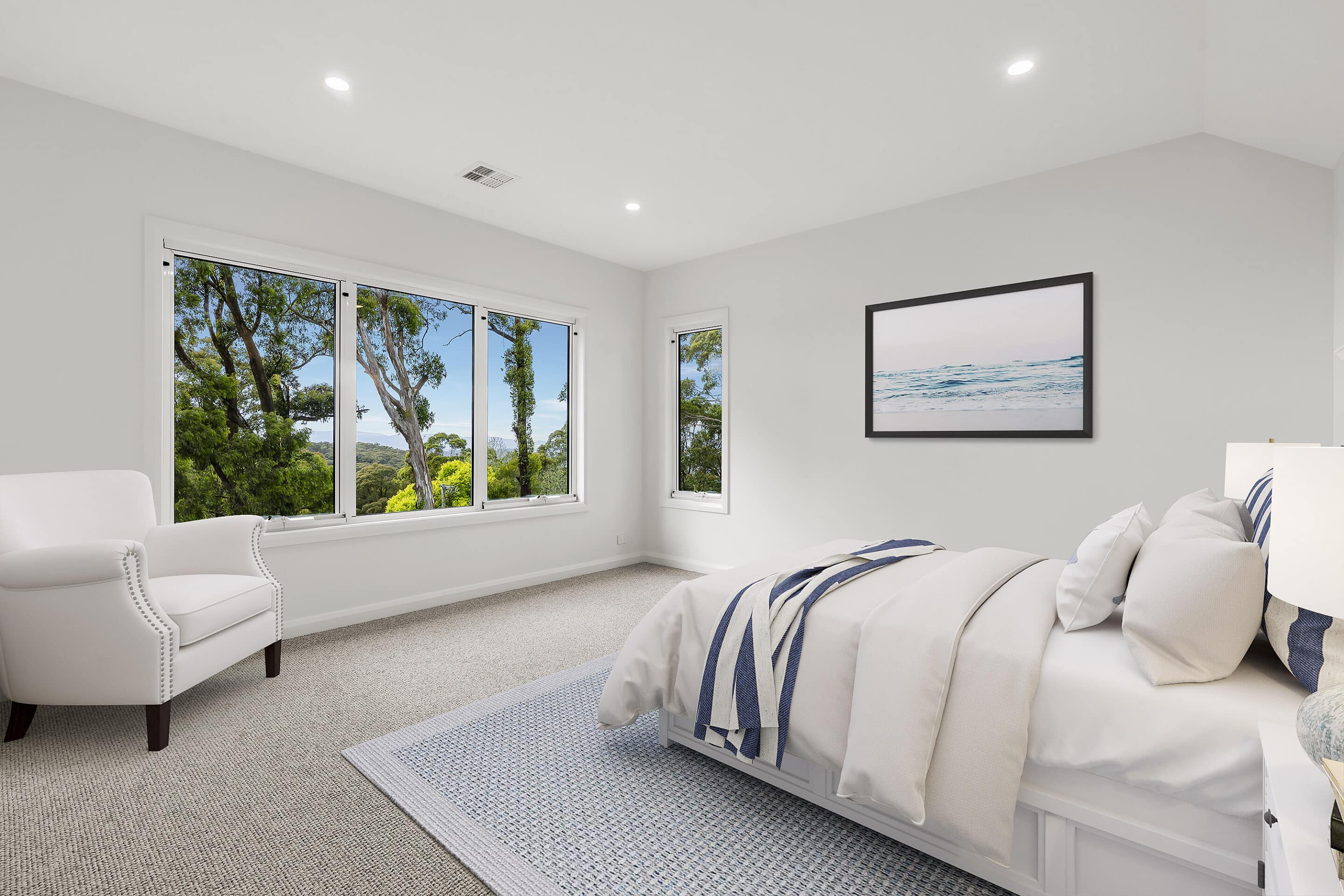Luxury Custom home | Kalorama | Bedroom